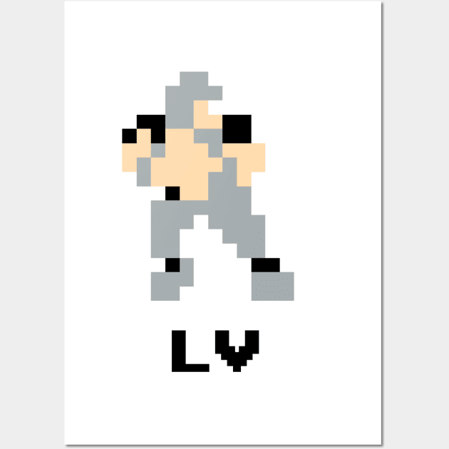 8-Bit Quarterback - Las Vegas Wall Art by The Pixel League